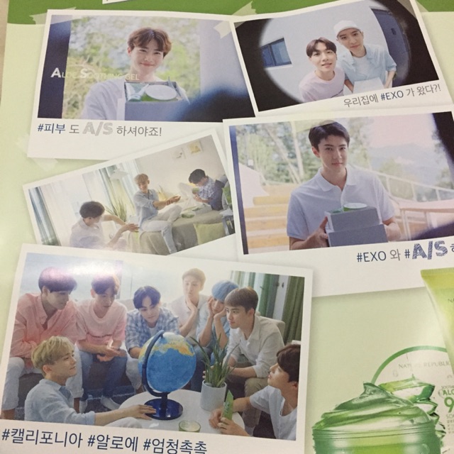 EXO POSTER NATURE REPUBLIC
