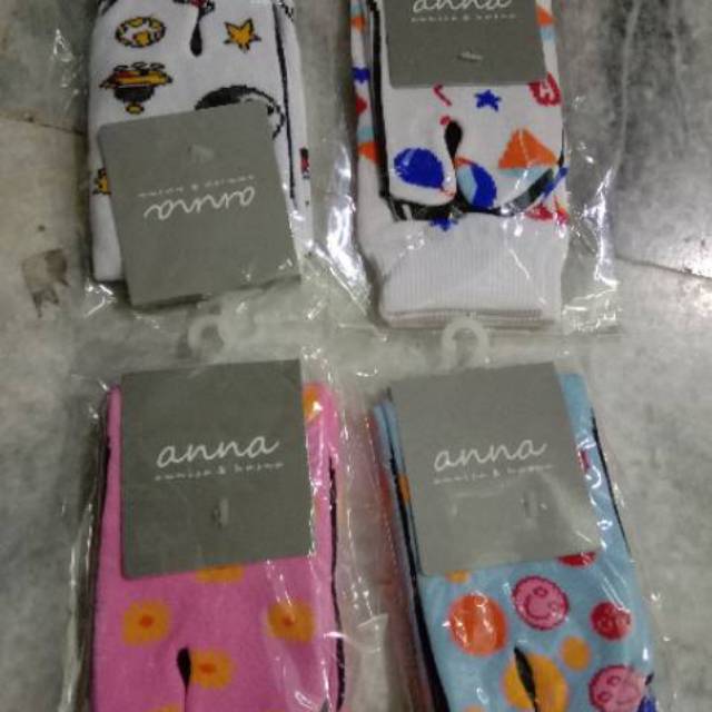 Kaos kaki anna anak kanik kidsa motif jempol