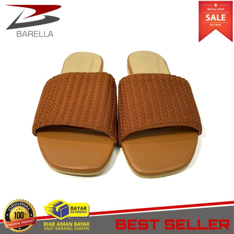 BARELLA sandal wanita model rajut-sendal wanita slide