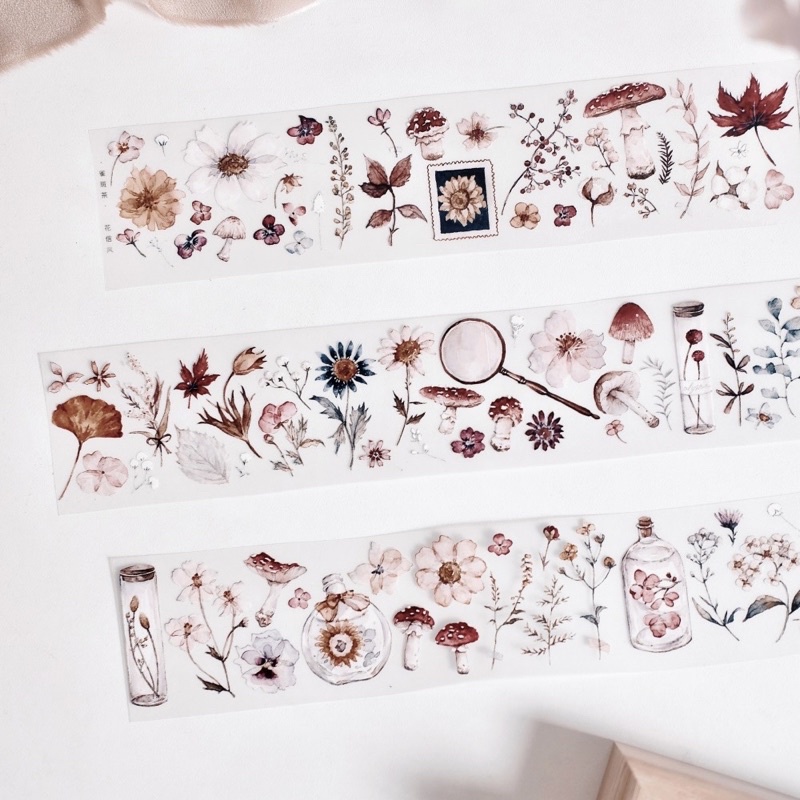 

Freckles Tea Flower Letter PET Tape