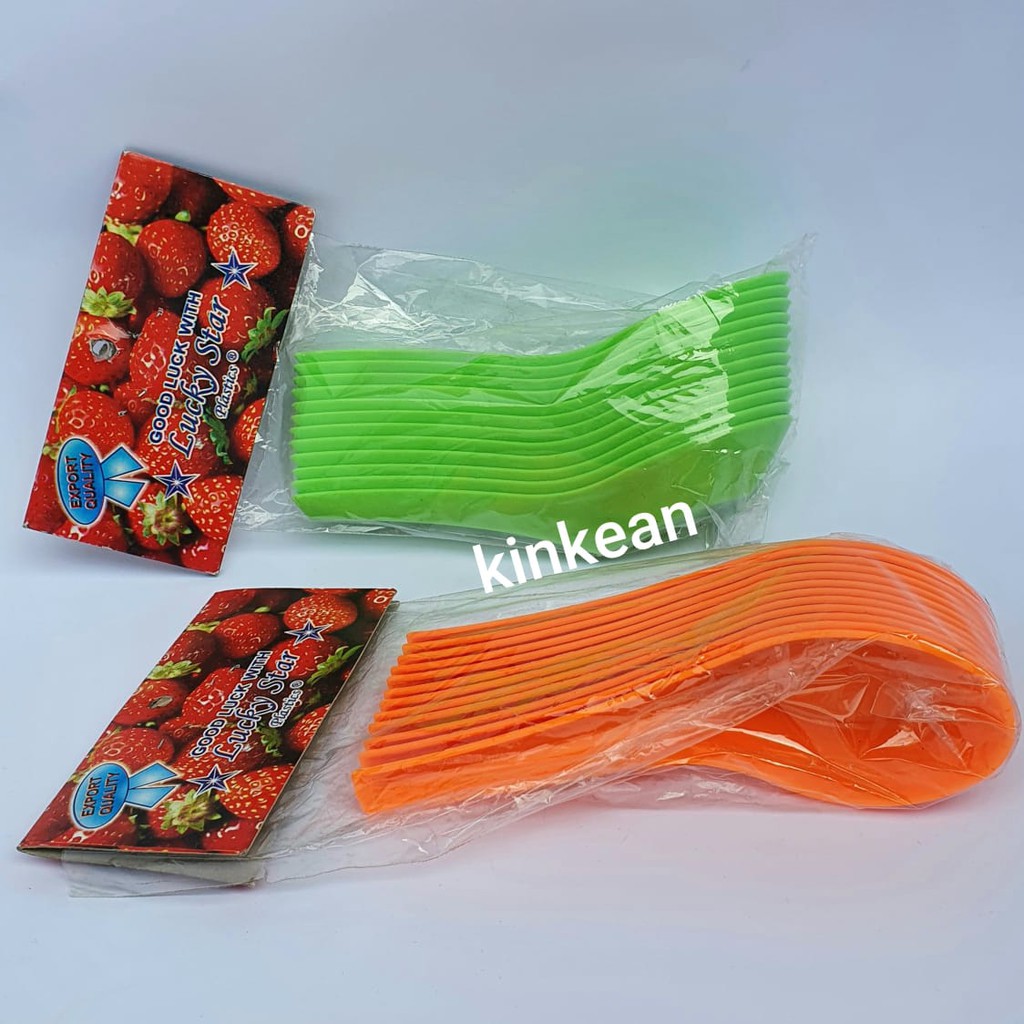 1pcs Sendok Sup Plastik