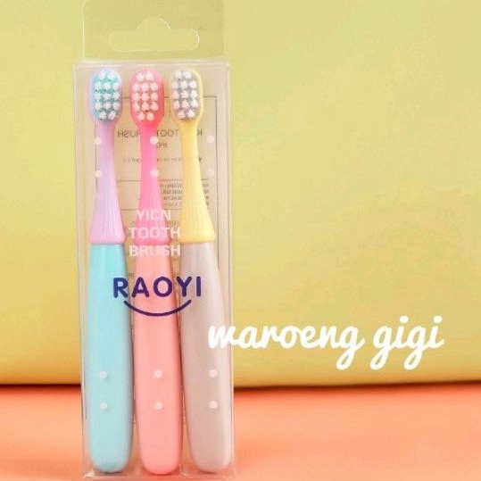 Sikat Gigi Bayi Set 1 Kotak isi 3pcs