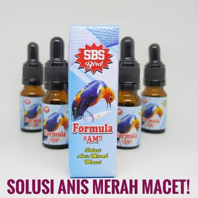 Formula AM Solusi Anis Merah Macet Bunyi - Vitamin burung ngeriwik.