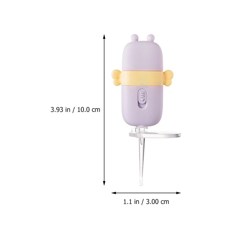 Hot sale! Aksesoris Fashion: Kacamata HitamKorek Kuping Bahan Silikon Dengan Lampu Untuk Bayi