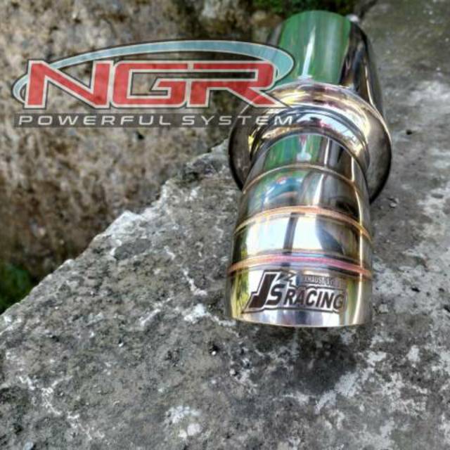 Knalpot J'S RACING SUARA NGUNG TEEER AGYA, JAZZ, BRIO, CIVIC, VIOS, CITY, AVANZA, XENIA ALL MOBIL