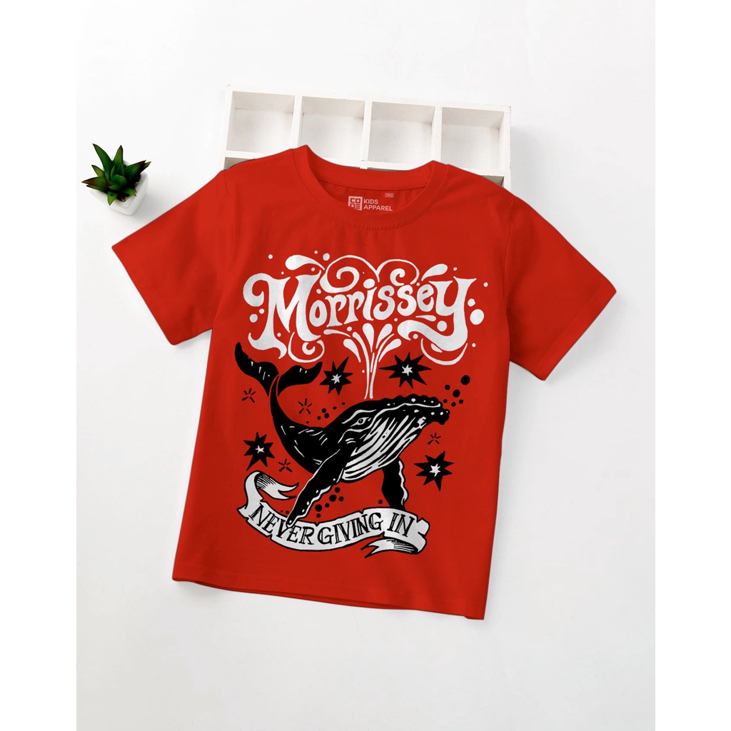 kaos anak premium // MORISSEY - Nevergiving In 1-10thn