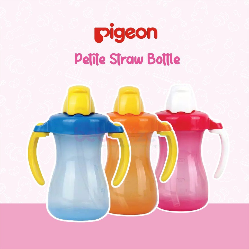 PIGEON BABY Petite Straw Bottle Botol Minum Sedotan Bayi 9+ Bulan 150ml