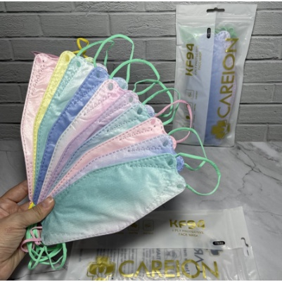 MASKER KF94 MOUSON 4PLY KOREA TIE DYE GRADASI PELANGI RAINBOW 1 KF94 KOREA IMPORT 4PLY