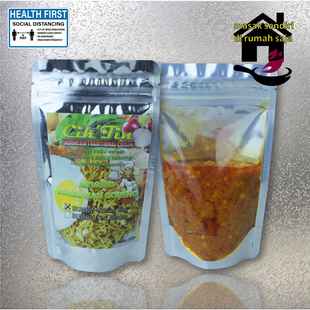 

BUMBU INTI Cik’Tin NASI GORENG Udang EBI 100gr.