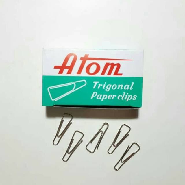 

PENJEPIT KERTAS / ATOM TRIGONAL PAPER CLIP NO.3