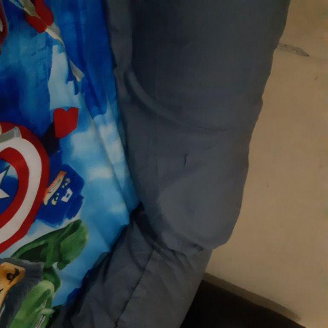 Sepaket Sarung Bantal-guling Jumbo Katun Jepang Sutra Polos Ukuran Kingkoil