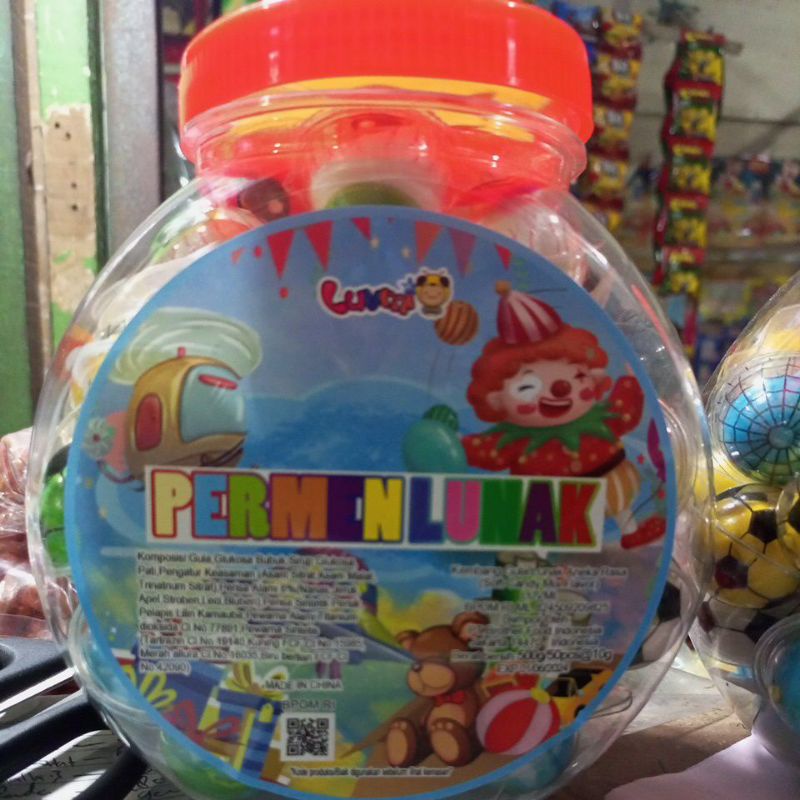 

Permen Jelly Lunak karakter random