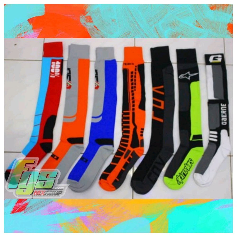 Kaos Kaki Motorcross - Kaos Kaki Fox - Kaos Kaki Acerbis - Sidi Alpinestar Gerne - Kaos Kaki Trail A
