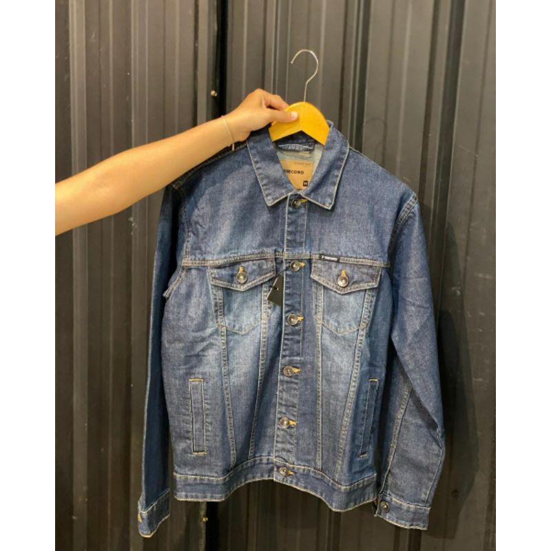 jaket jeans 3second original