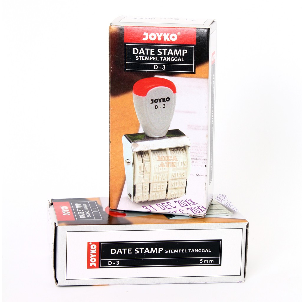 Jual Joyko Date Stamp D 3 Stempel Tanggal Satuan Shopee Indonesia