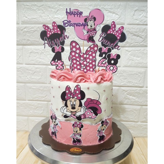 

Minnie Mouse Birthday Cake / Cake Ulang Tahun Anak / Cake Ulang Tahun Karakter