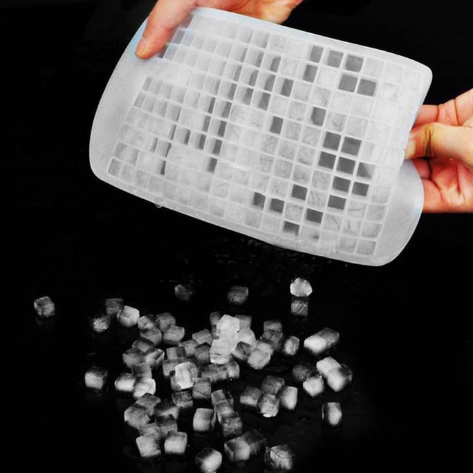 Cetakan Es Batu 160 cube anti pecah silikon - cetakan es karet - Putih
