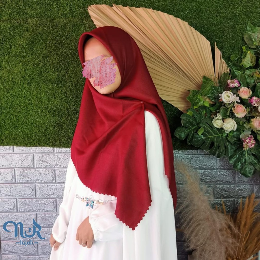 SHINAR GLAMOUR HIJAB SEGI EMPAT - LASERCUT