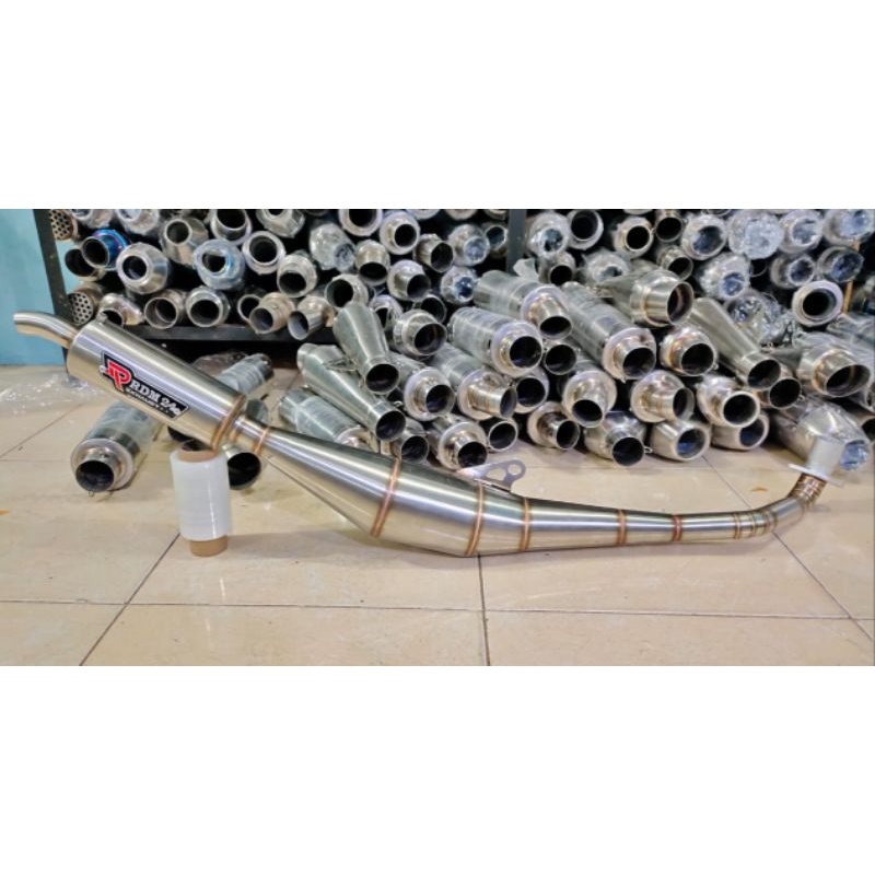knalpot f1zr force1 standar racing stainless ORIGINAL RDM24 exaust