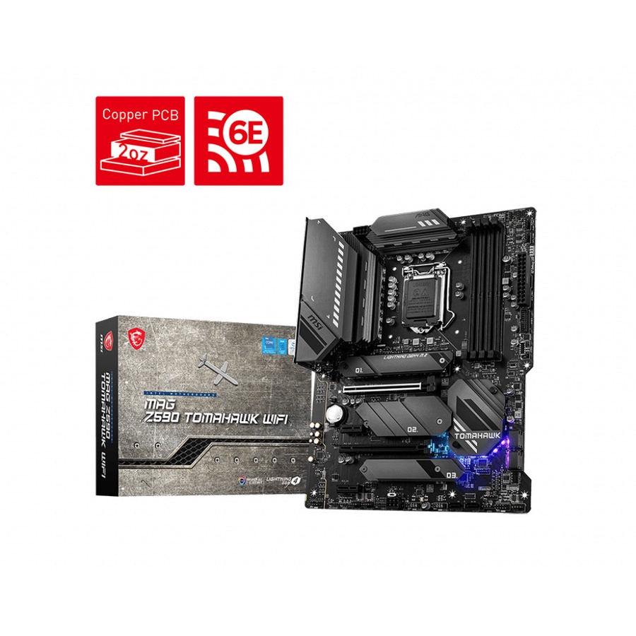 MSI MAG Z590 TOMAHAWK WIFI DDR4 10th Gen Intel® LGA 1200 Motherboard