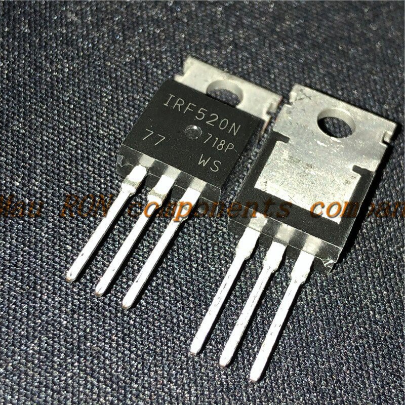 10pcs Ic IRF520 IRF520N TO220 TO-220 IRF520NPBF