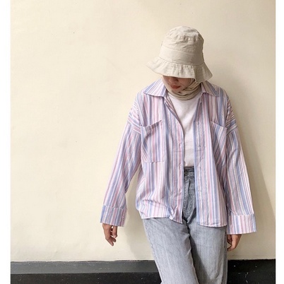 PICATO OVERSIZE CANDY CUTE SHIRT XL - ATASAN WANITA TERBARU