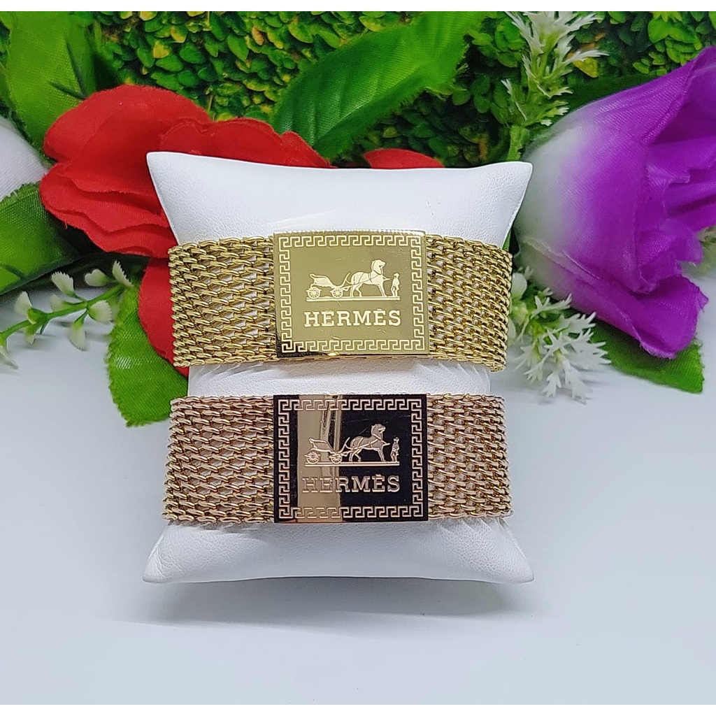 Gelang titanium perhiasan wanita 0054-0056