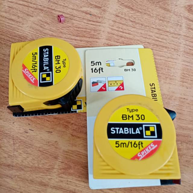 Stabila BM30 meteran gulung 5m 16ft meteran tukang