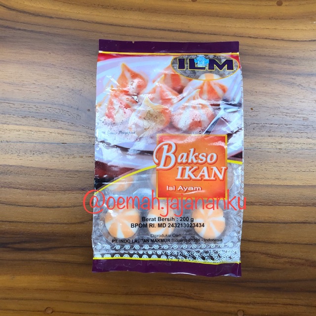 

Dumpling / Bakso Ikan Isi Ayam