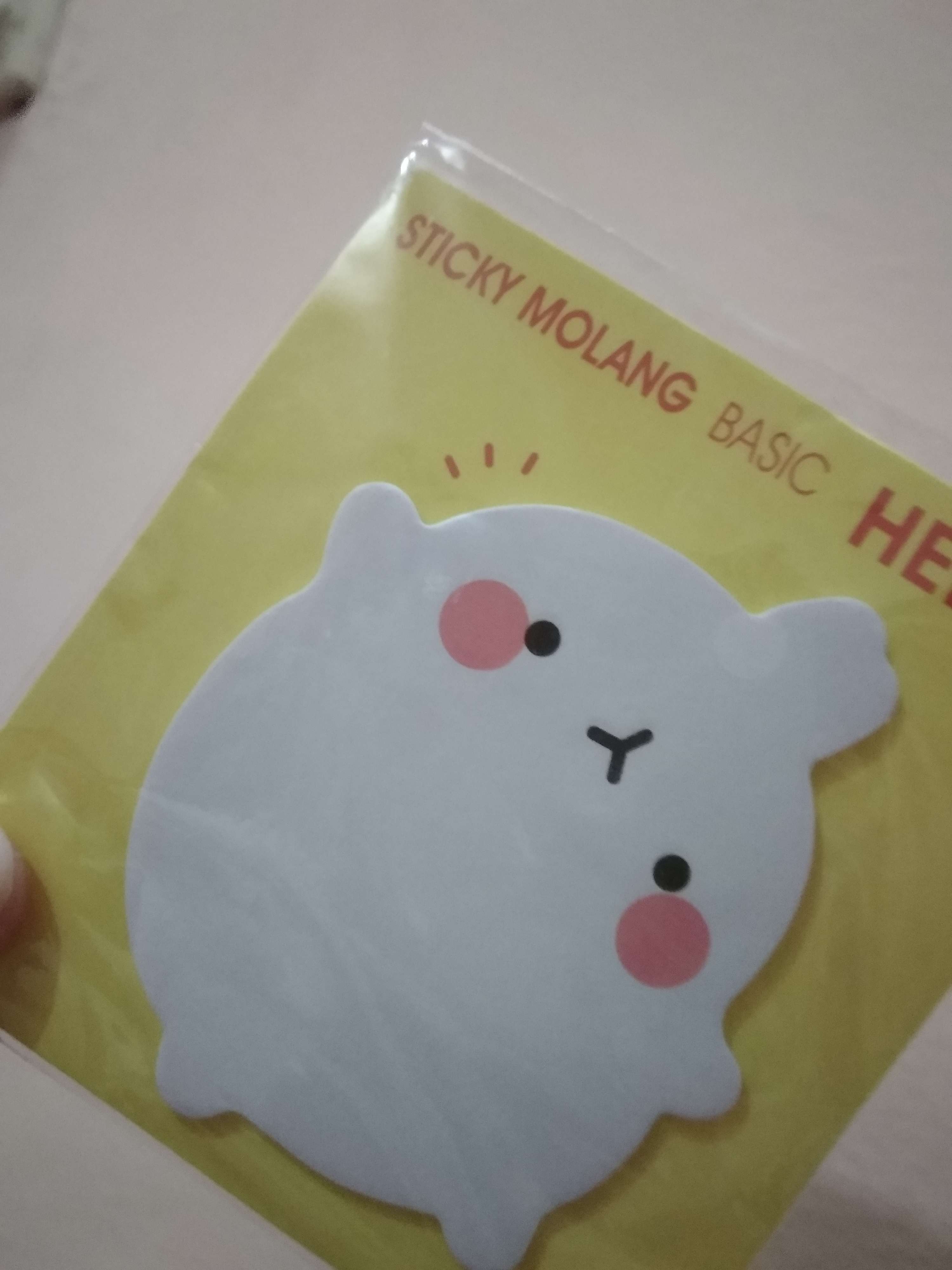 STICKY NOTES MOLANG KELINCI LUCU CUTE ANIMAL MEMO TO DO 