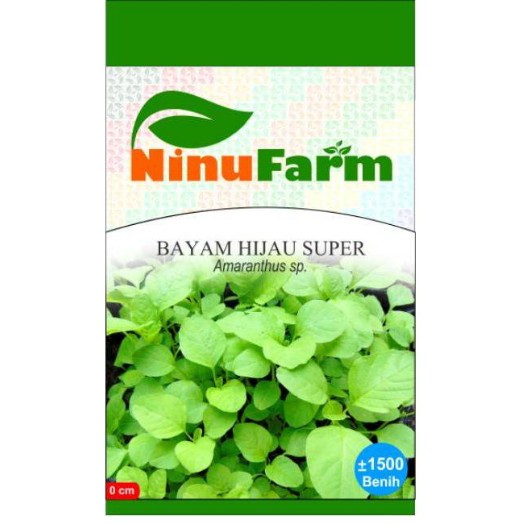 Benih Biji Bayam Hijau Super - Ninu Farm