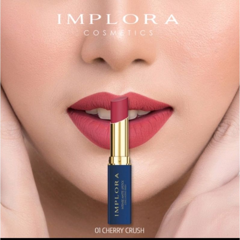 ❤ SHASYA ❤ IMPLORA (✔️BPOM) INTANSE MATTE LIPSTICK BEST SELLER