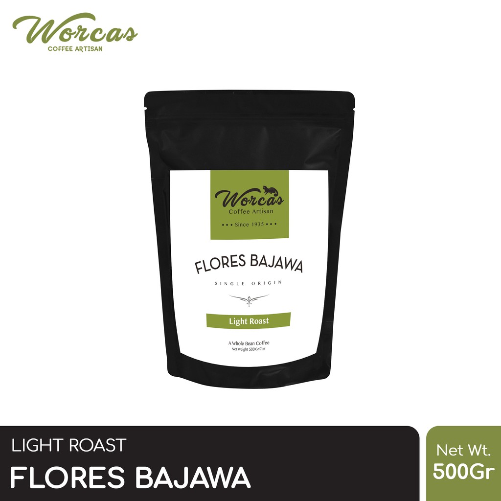 

WORCAS Kopi Arabika Flores Bajawa 500 Gram - Light Roast