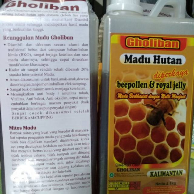 

Madu hutan 1 kg di perkaya Royal jelly madu perkasa madu kesehatan