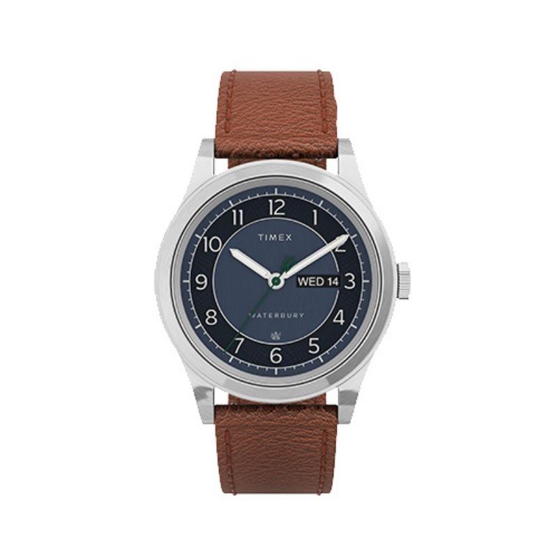 TIMEX WATERBURY TRADITIONAL DAY DATE GARANSI RESMI ORIGINAL TW2U90400