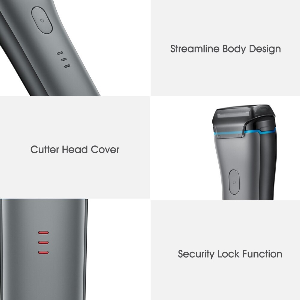 SMATE ST-W38 - Electric Shaver Razor 3 Blades - Alat Cukur Elektrik