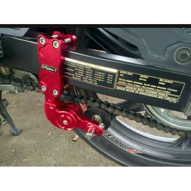 Stabilizer Tensioner Stelan rantai full cnc Vixion Fu Byson CB150R Mega Pro Verza Tiger Mx king ninja