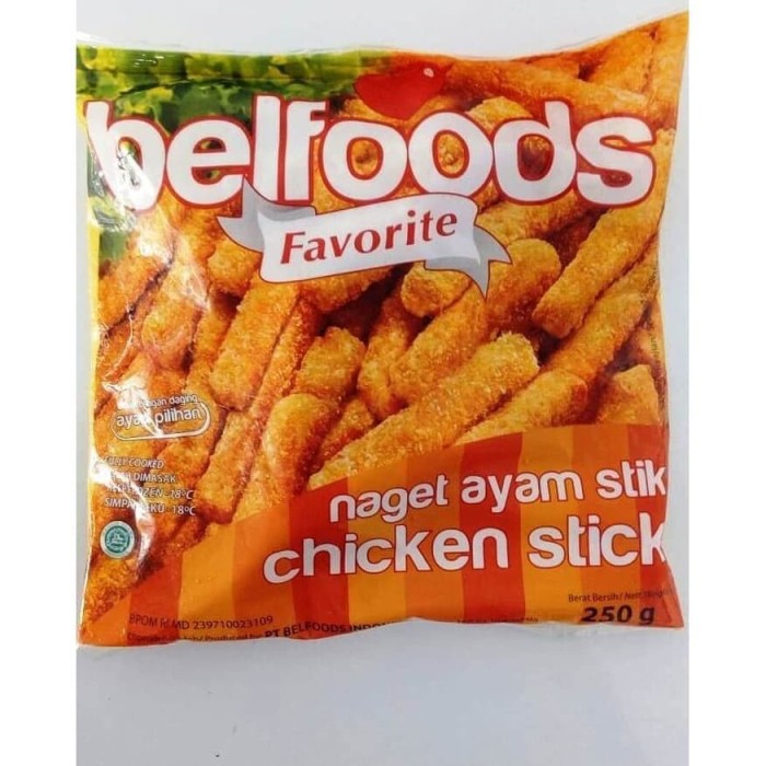 

belfoods favorite chicken stick 250 gr