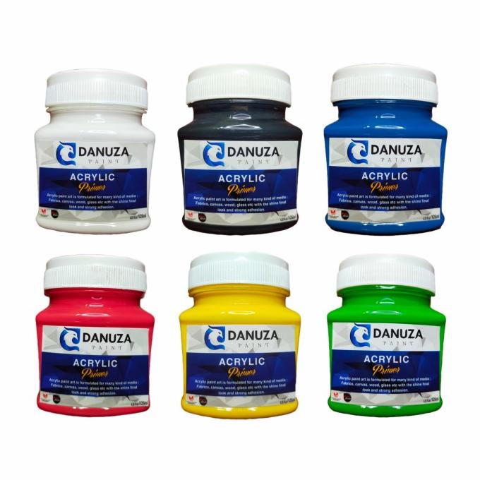 

Cat Lukis Paket 6 Warna Acrylic Primer Paint 125 Ml