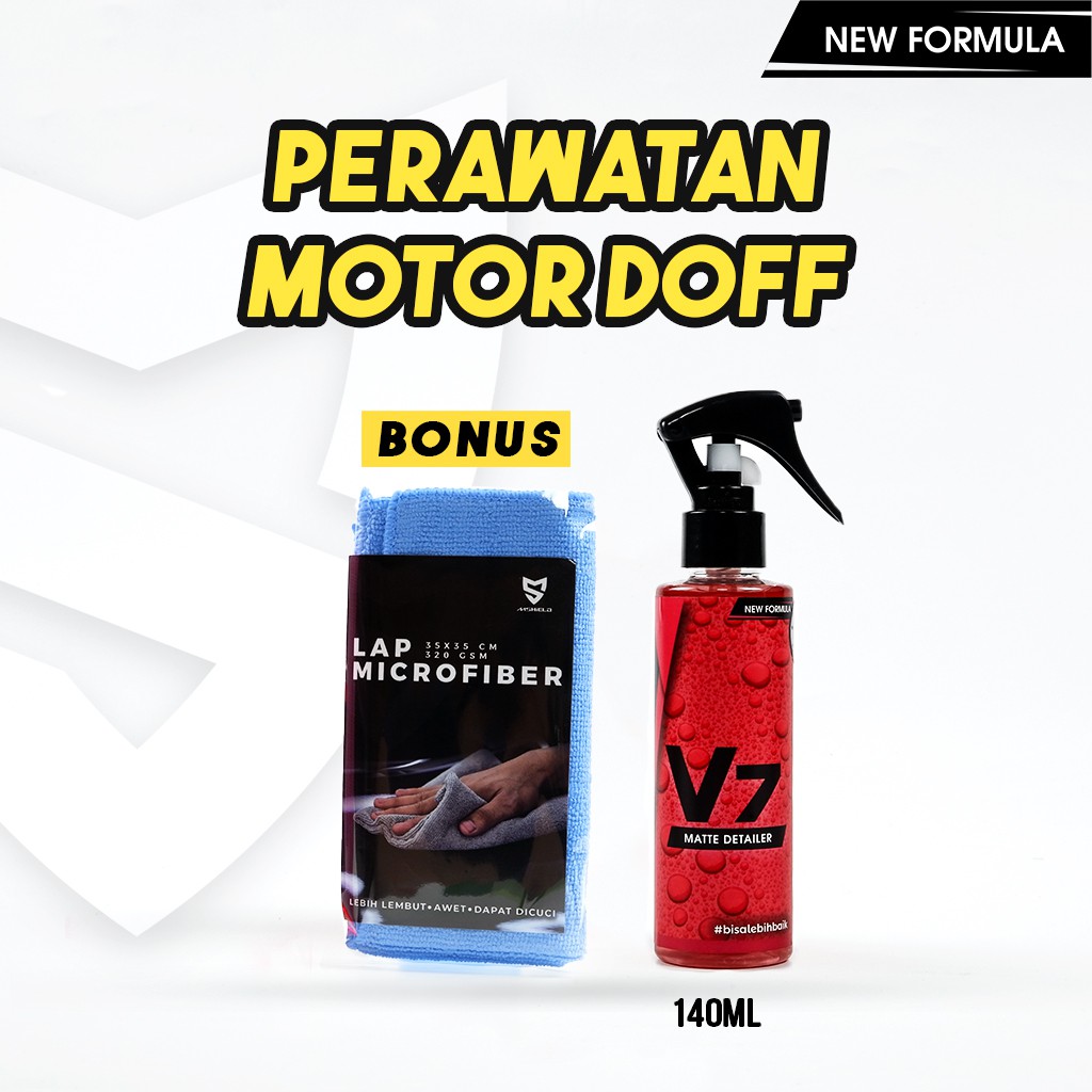 Perawatan Cat Doff Matte Mobil Motor by Mizu Shield V7 Matte Detailer-V7 140 ml