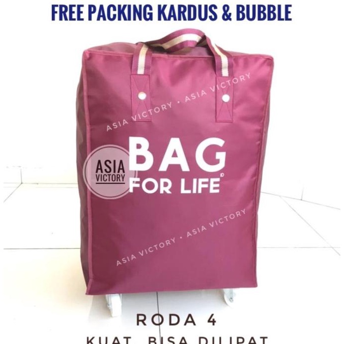 Tas Roda Lipat / Tas Travel / Tas Troli / Tas Belanja / Tas Barang