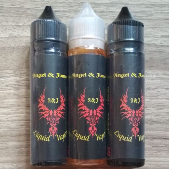 ANJ ANGEL &amp; JAMES A&amp;J PREMIUM LOKAL LIQUID CUKAI VAPE VAPOR EJUICE