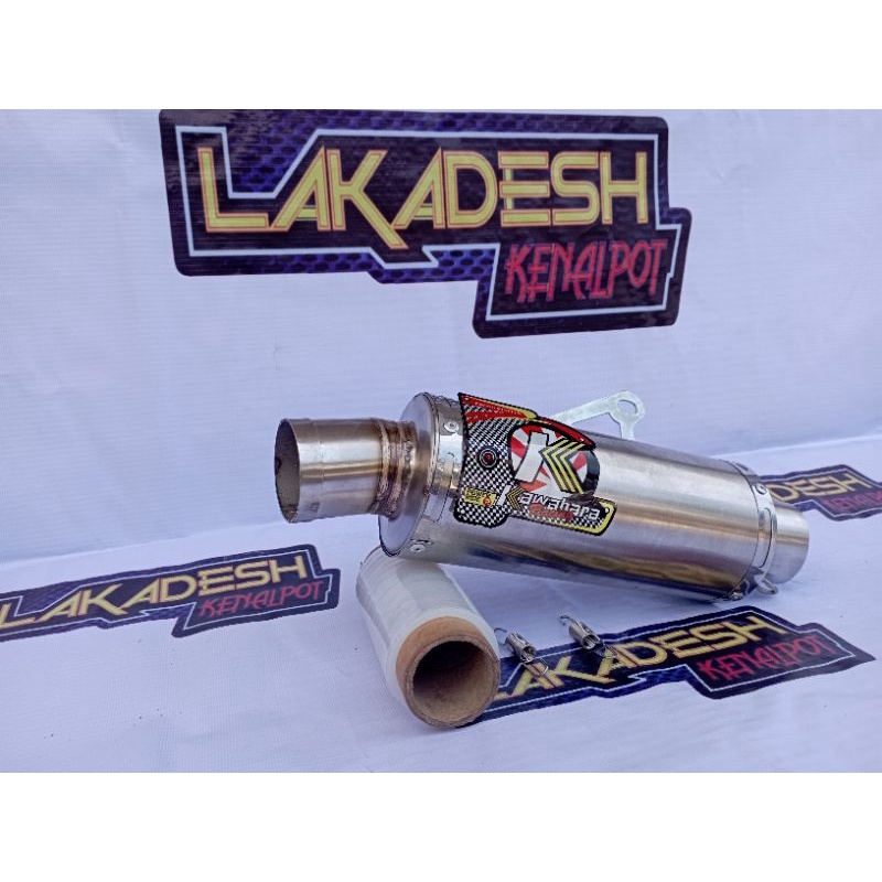 SILENCER (ONLY) KNALPOT KAWAHARA (INLET 38/50) BEAT MIO VARIO AEROX SCOOPY NMAX PCX LEXI ADV DLL