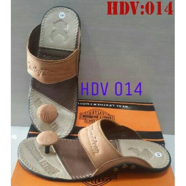 Sandal Kulit Pria Harley Davidson
