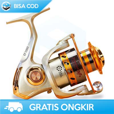 REEL PANCING SPINNING 12 BALL BEARING ORIGINAL YUMOSHI REELSKING EF100