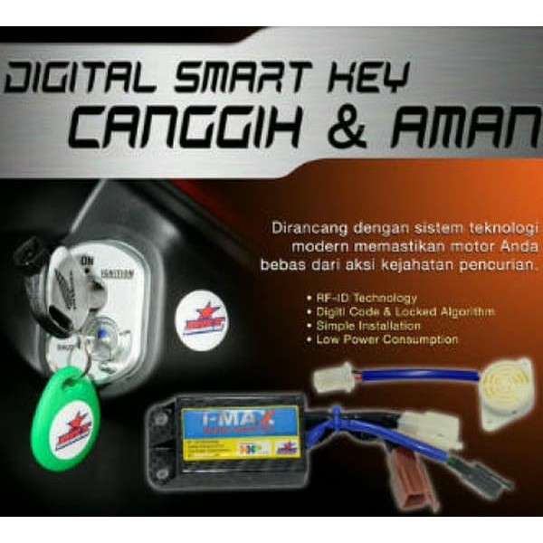 Alarm Motor Yamaha X SG B-44 Ride i-Max Digital Smart Key