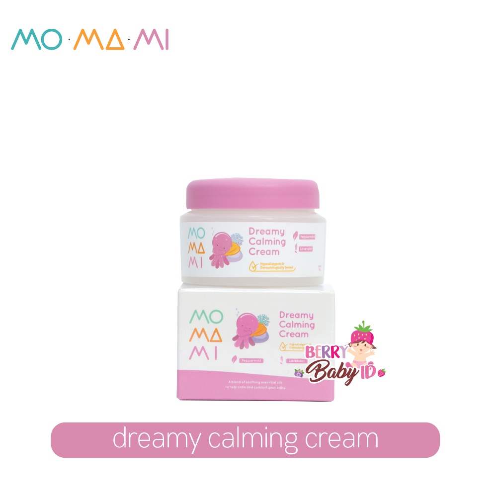 Momami Dreamy Calming Cream Pereda Perut Kembung Bayi 50 gr Mo Ma Mi Berry Mart