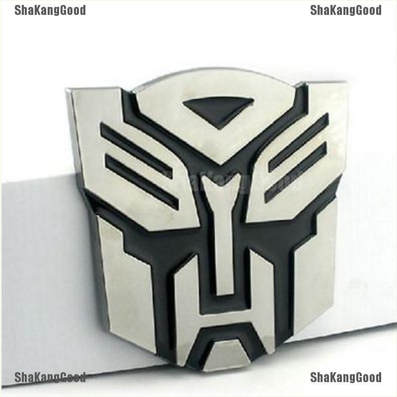 Fad Stiker Emblem Logo ShaKang Transformers 3D Untuk Mobil