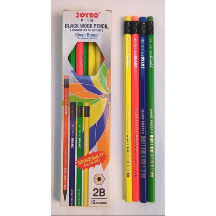 

Pensil 2B Joyko P-116 ( 1pak/12pcs )