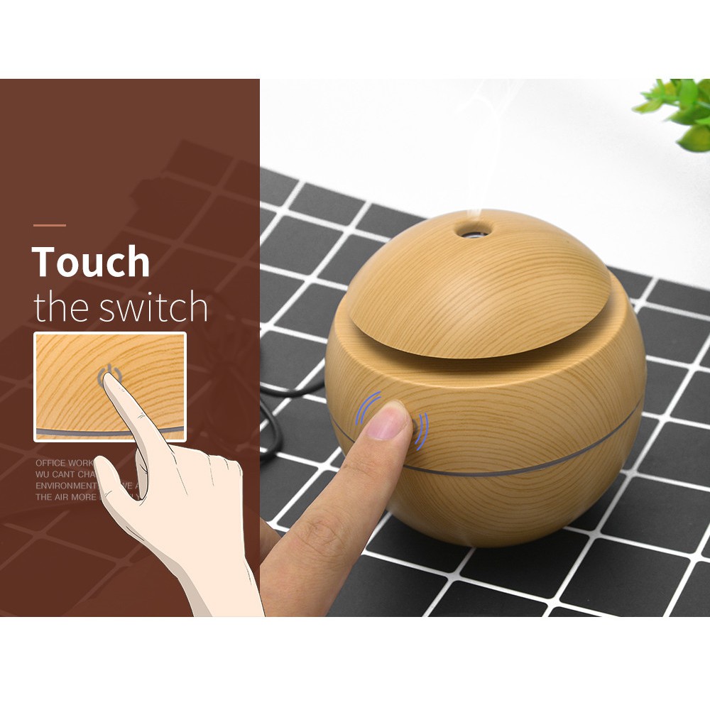 TAFFWERE  Humidifier Aromatherapy Uap Aromaterapi pengharum ruangan essential Ultrasonic Aroma terapi humidi taffwere SPA Pengharum Ruangan Parfum-7